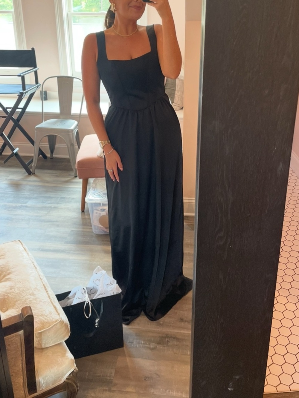 high split cocktail dress Red Satin A-line Off-the-Shoulder Prom Dresses With Pockets, MP722 birthday parties Size:2X Kylie Jenner wore Black 70discount